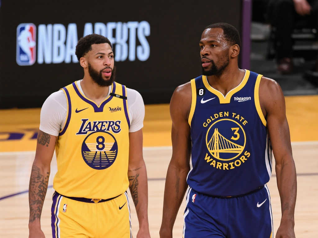NBA常规赛收官日悬念解析：湖人与勇士首轮对决可能性几何？